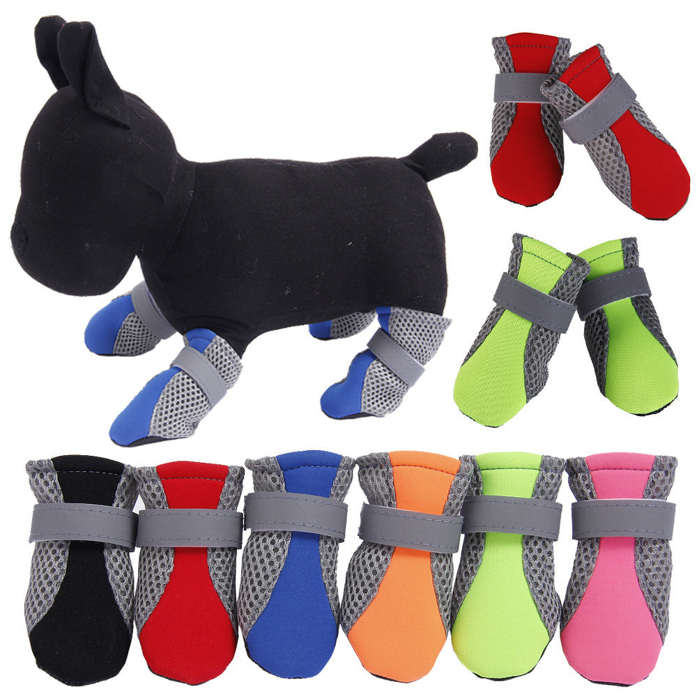 Reflective Walking and Running Dog Shoes