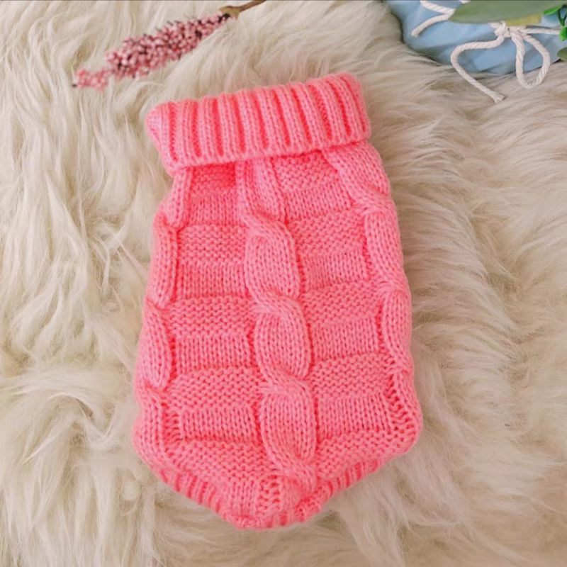 Autumn and Winter Knitted Cat Sweater