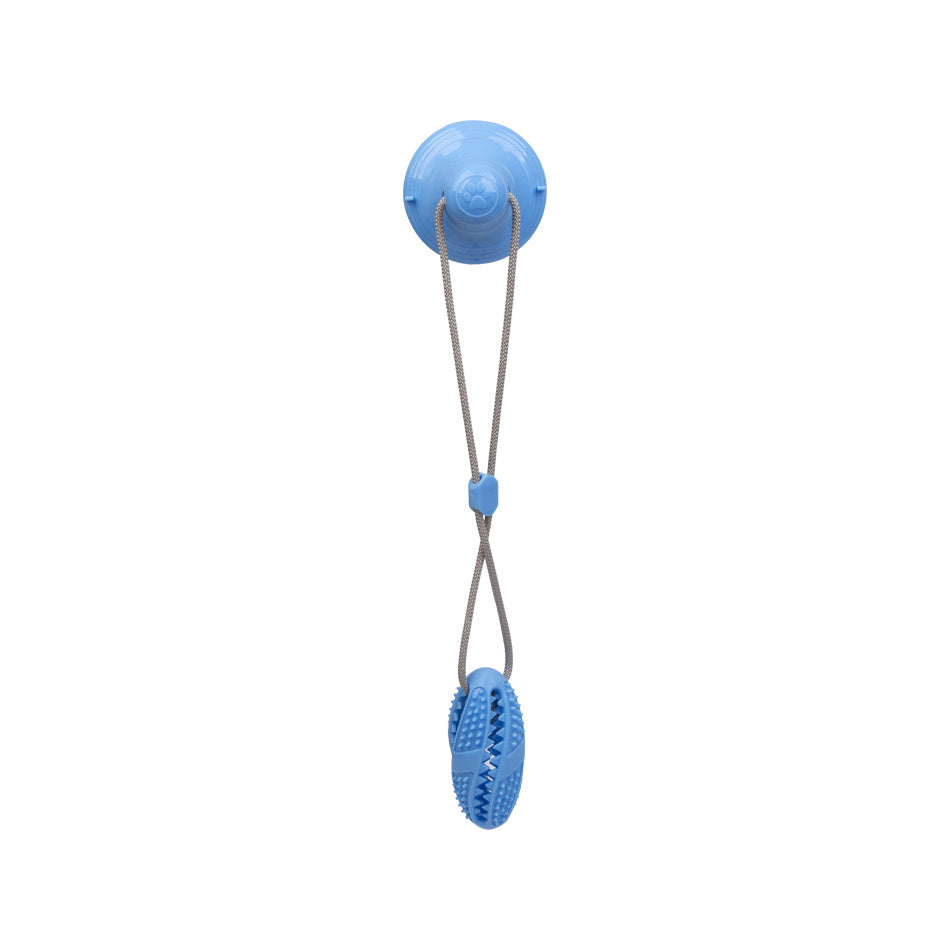 Suction Cup Pull Rope Leaking Pet Toy Ball Tpr Molar Teeth Cleaning Vent Ball Dog Toy Ball