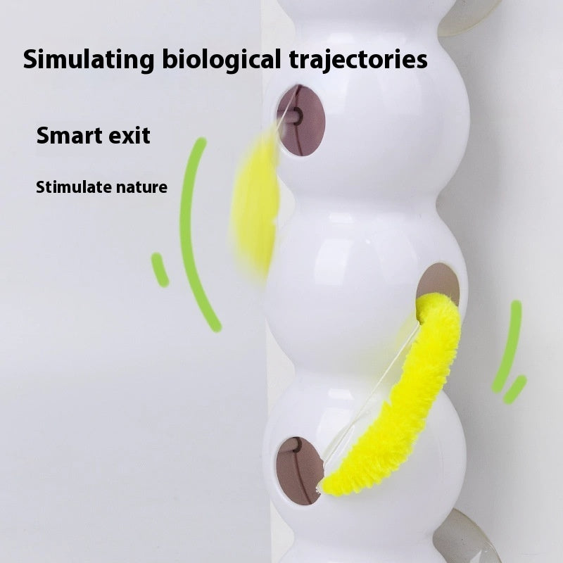 Teasing Automatic Cat Toy with Tail Interactive Motion & Suction Cup Play