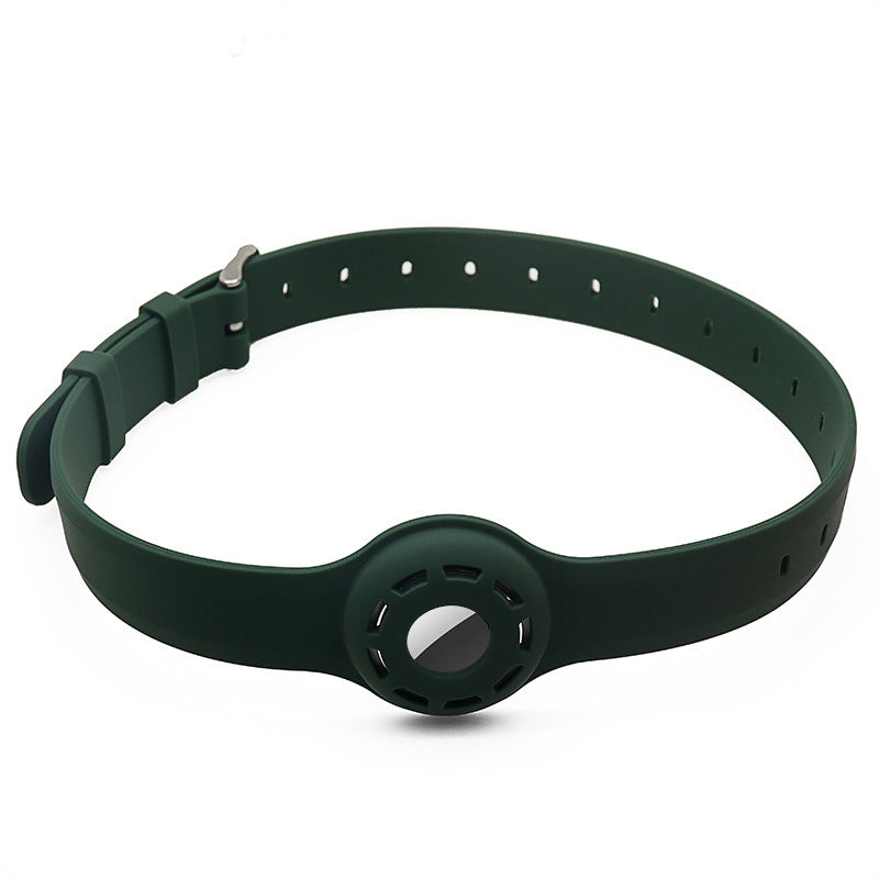 Silicone Airtag Pet Collar Holder – Anti-Lost Tracker Case for Dogs & Cats
