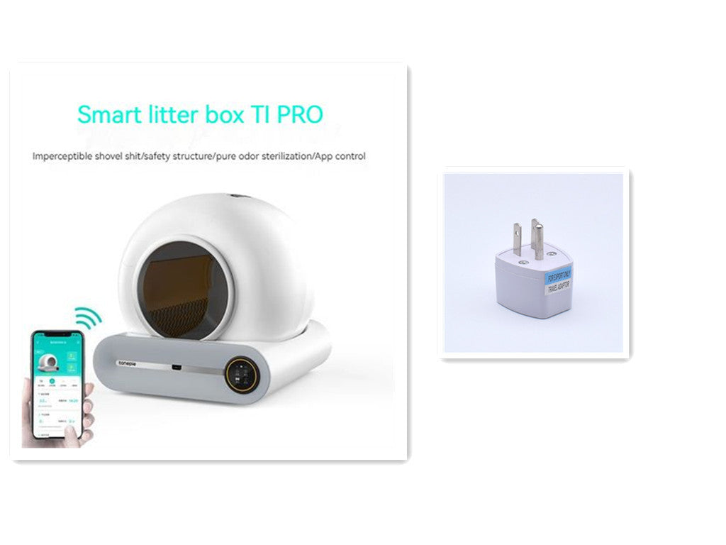 Intelligent Automatic Fully Enclosed Cat Litter Box – Self-Cleaning