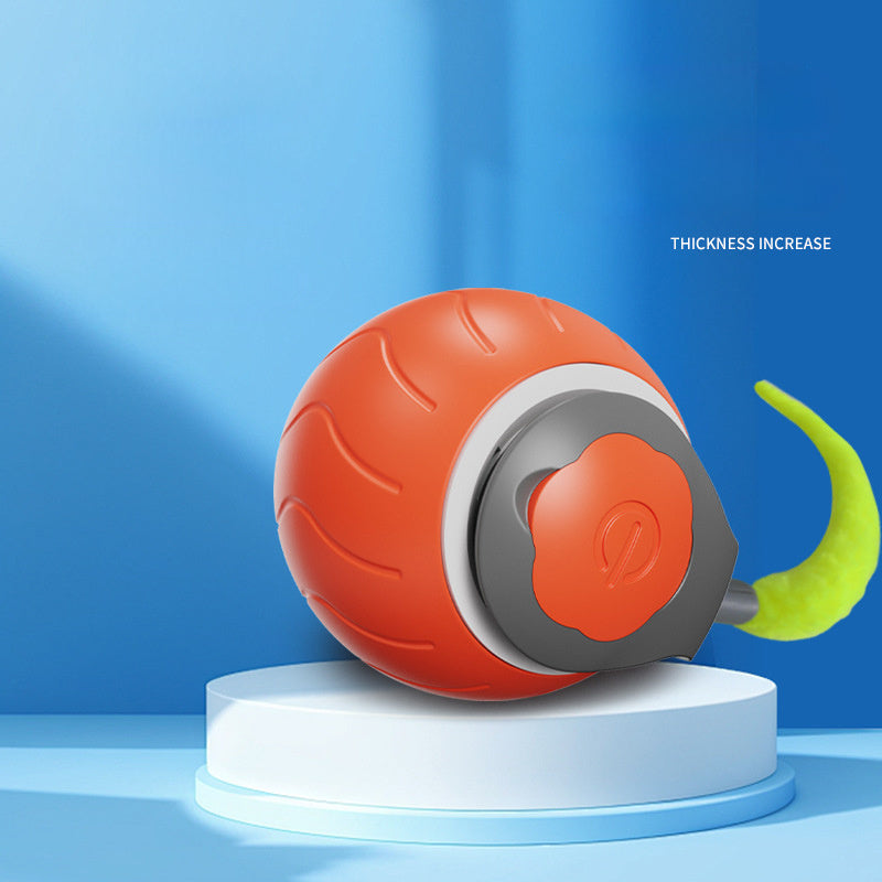 Speedy Cat Toy Ball with Tail Interactive USB Rechargeable