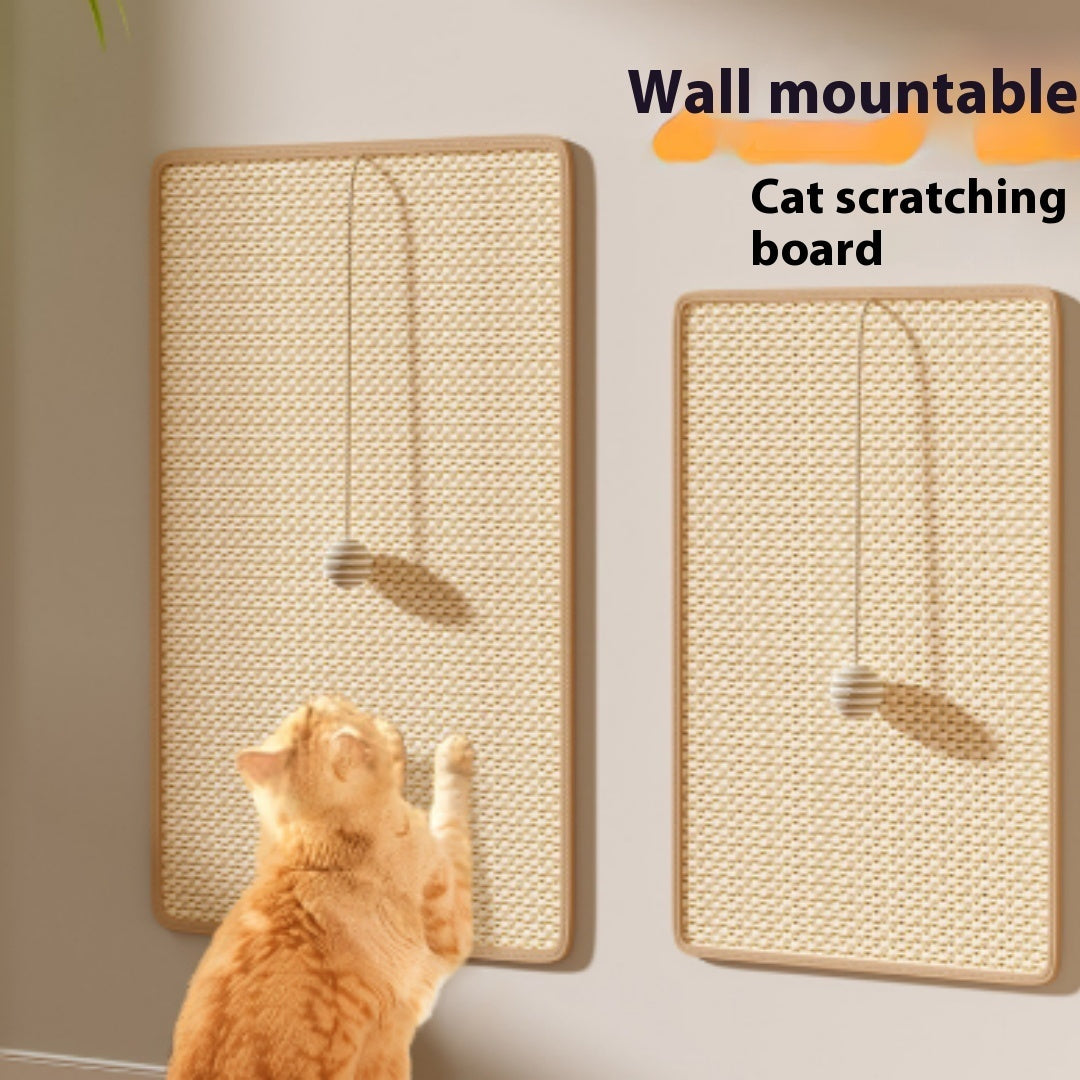 Wall-Mountable Cat Scratching Board