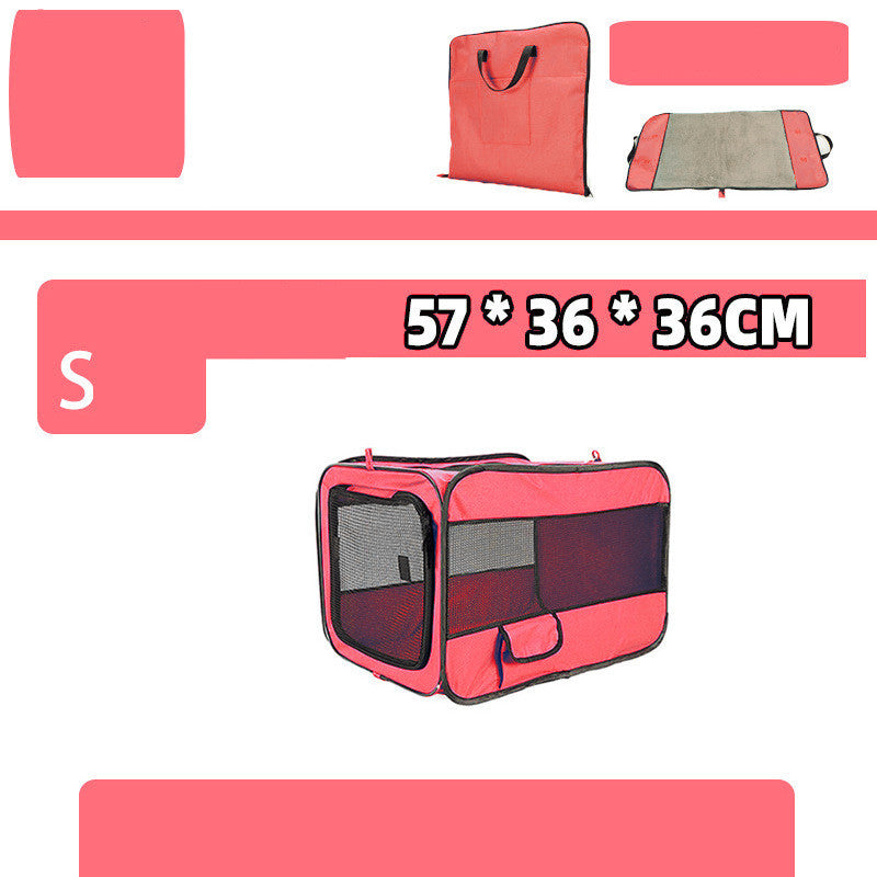 Portable Pet Travel Carrier Bag with Safety Zippers