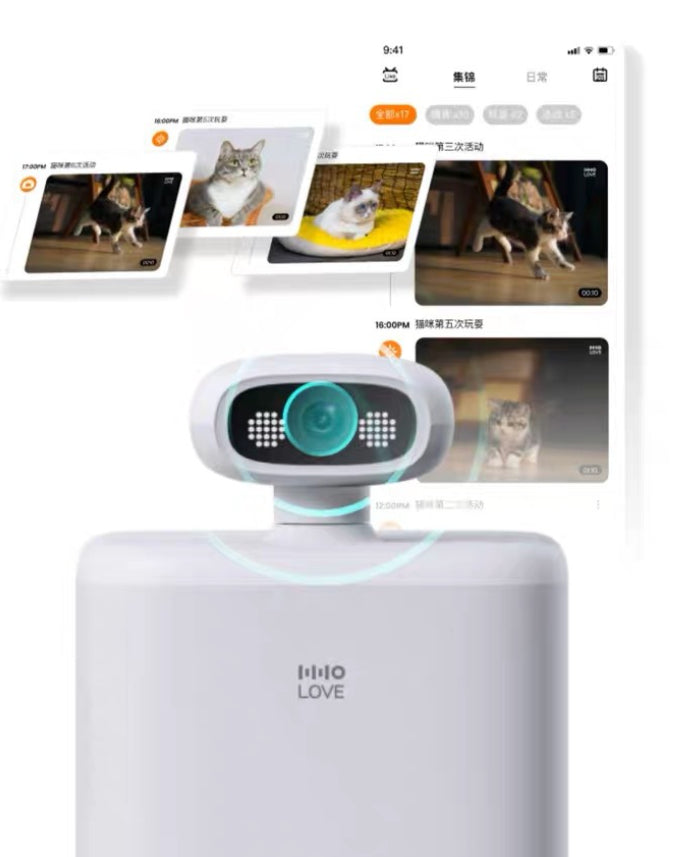Smart Automatic Cat Feeder 1080P HD Camera, Two-Way Audio & Portion Control