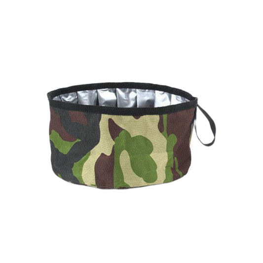 Oxford Cloth Outdoor Dog Food Bowl Portable & Durable