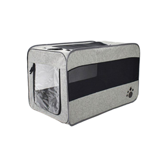 Portable Pet Travel Carrier Bag with Safety Zippers