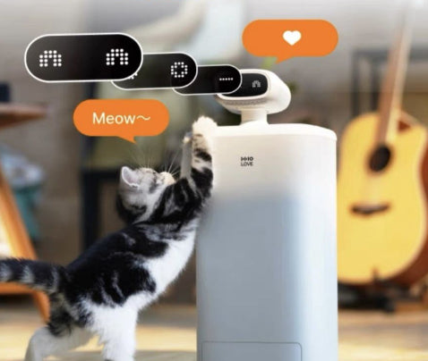 Smart Automatic Cat Feeder 1080P HD Camera, Two-Way Audio & Portion Control