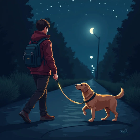 Light Up Dog Leash For Night Walks - Koiran yölenkit tarjoavat valaisevan talutushihnan ja näkyvyys