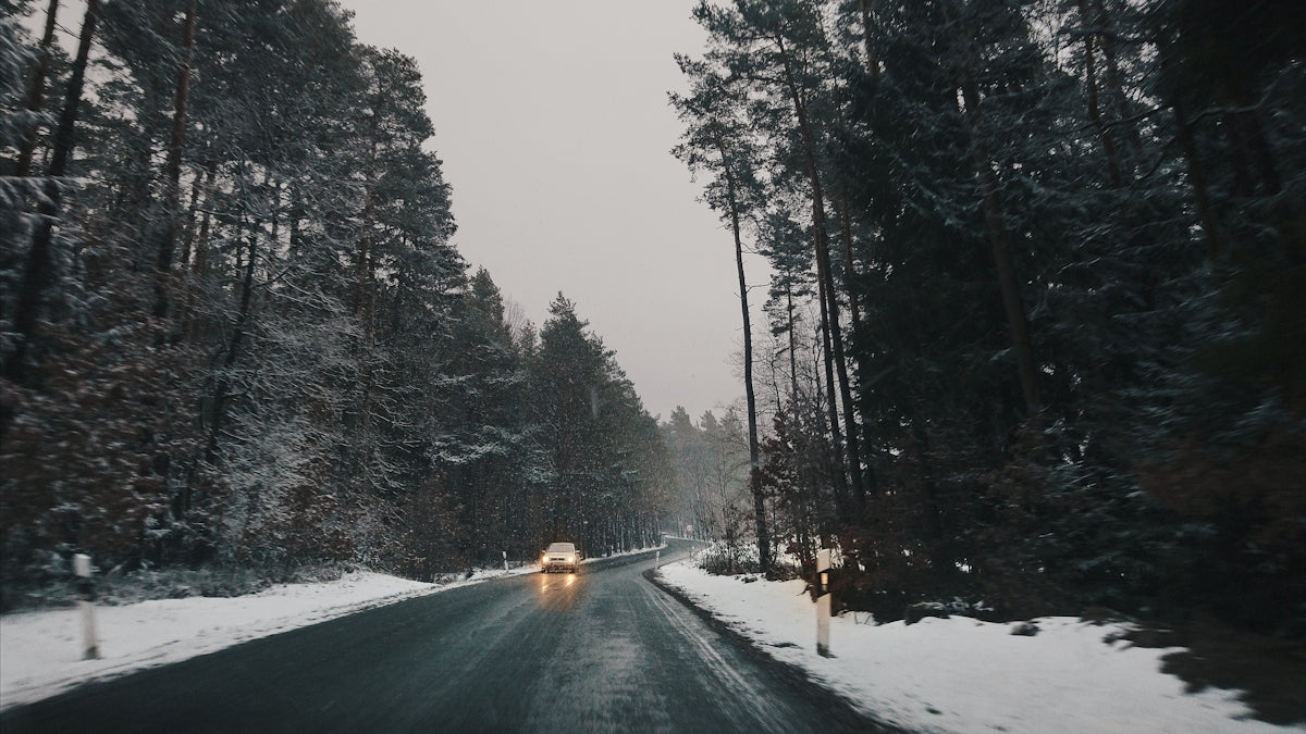 moving gray car