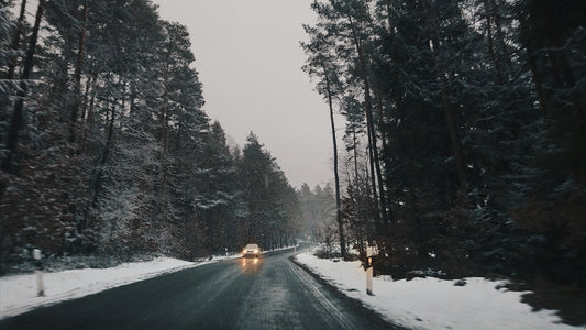 moving gray car