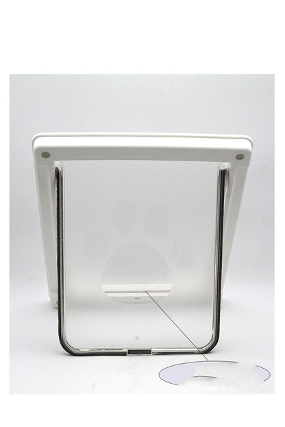 Plastic Pet Door With Durable Swing Flap Gate