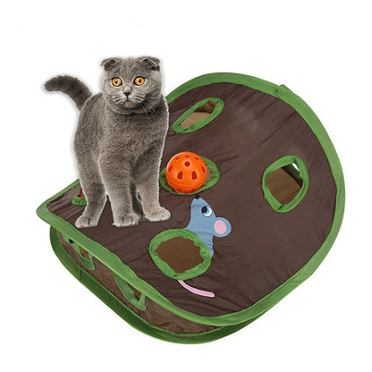 Interactive Game 9 Holes Tunnel Cat Toy