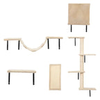 5 Pcs Wall Mounted Cat Climber Set