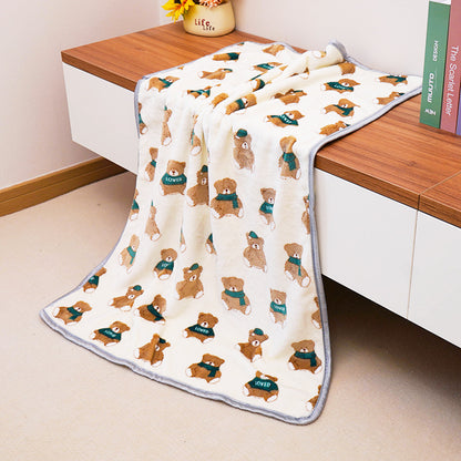 Soft Warm Pet Blanket – Cozy Dog & Cat Sleep Pad and Bed Cover