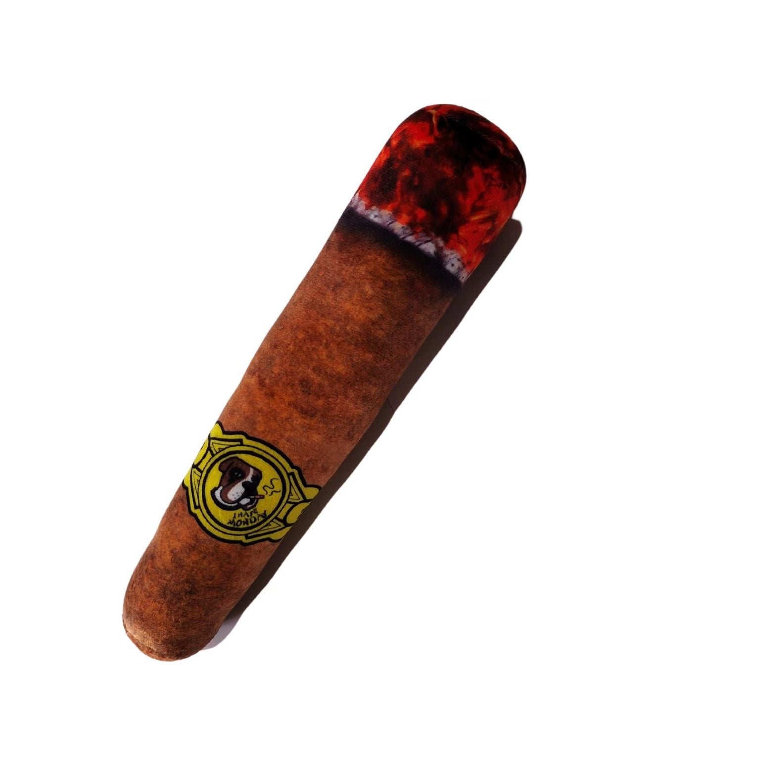 Plush Cigar Dog Toy
