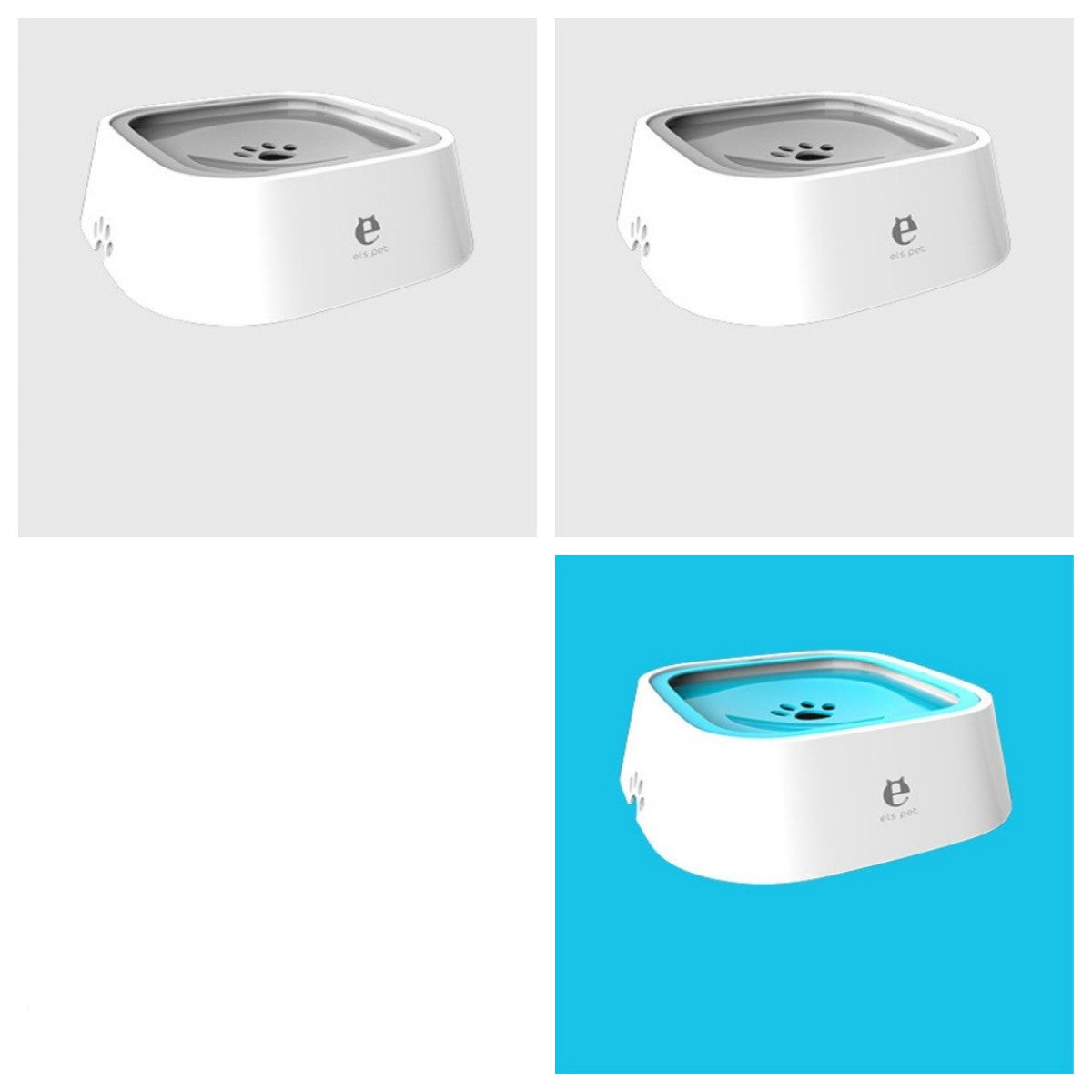 1.5L Pet Water Bowl Anti-Overflow