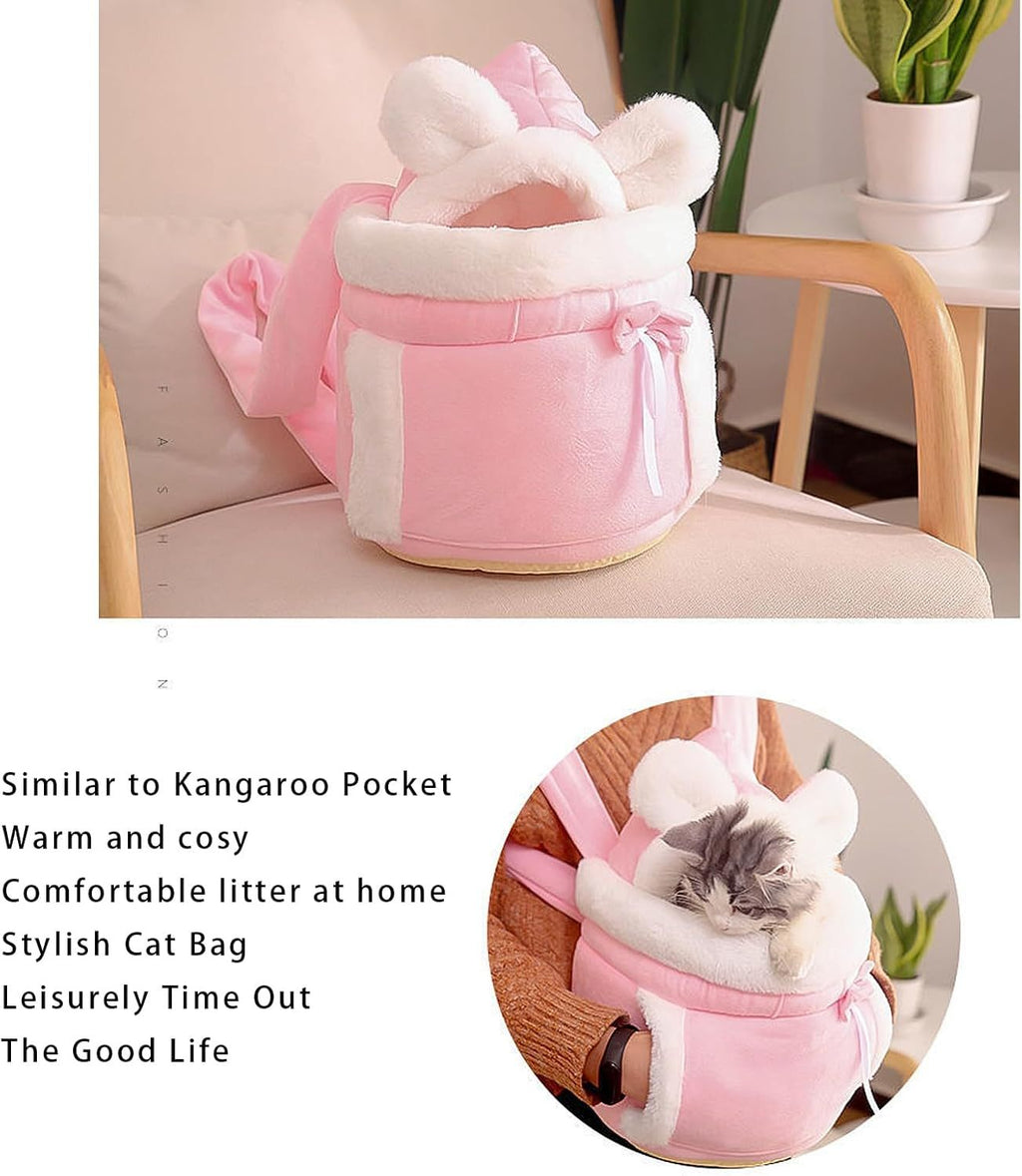 Warme Katzentragetasche mit zwei Taschen