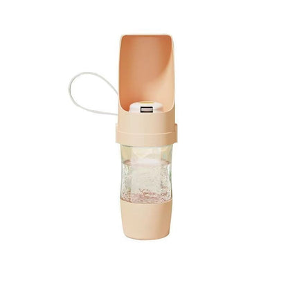 2-in-1 Portable Dog Water Bottle & Food Container for Travel & Hiking