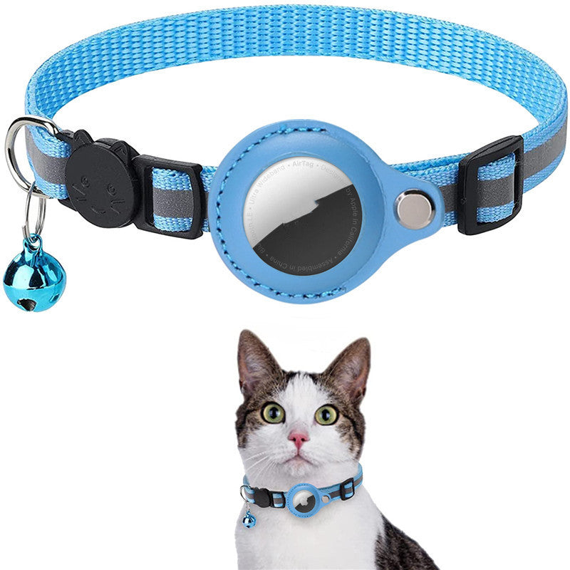 Wasserdichtes & reflektierendes Airtag Katzenhalsband