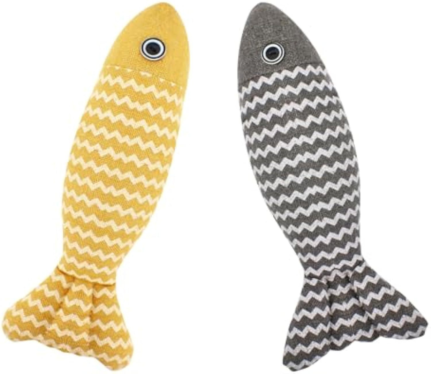 3PCS Catnip Fish Cat Toys