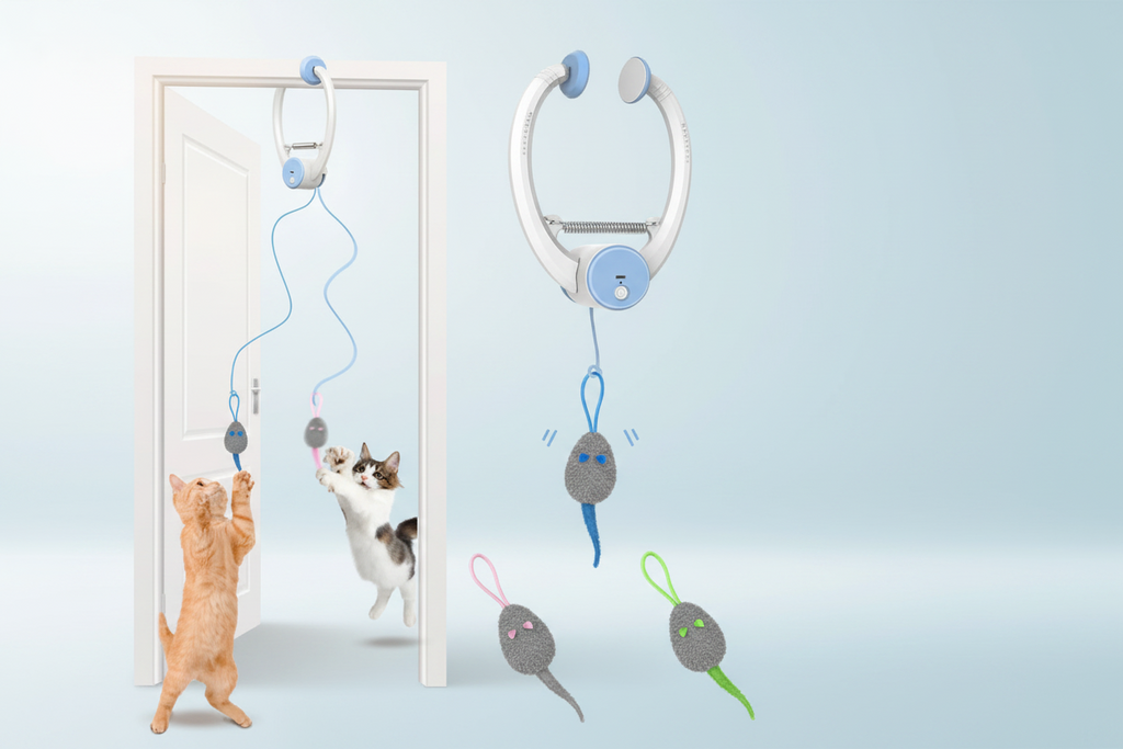Electric Hanging Mouse Door Cat Toy