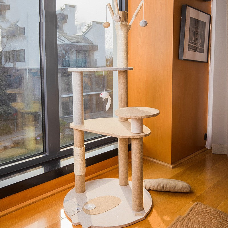 ToyTigris Large Cat Climbing Tree