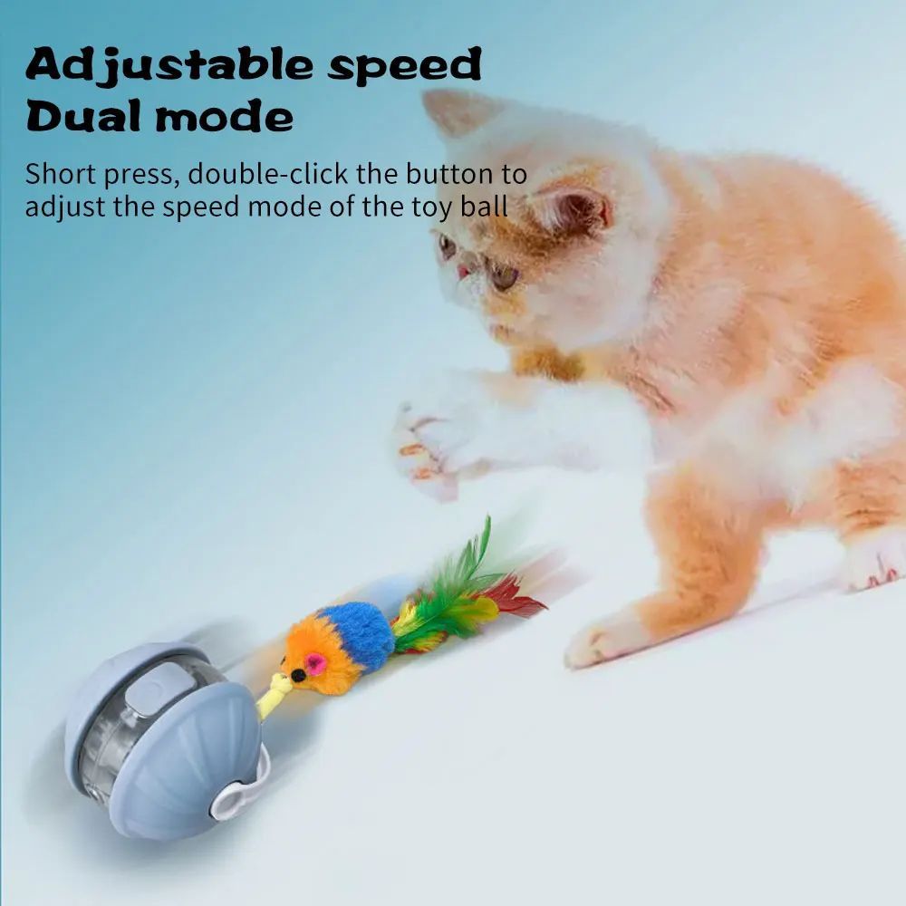 Multifunction Smart Cat Toy Ball Interactive Rolling & Sound Play