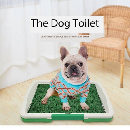 Turf Pet Dog Grass Patch Toilet Puppy Potty Trainer Indoor Training Tray Pet Toilets Three Layers