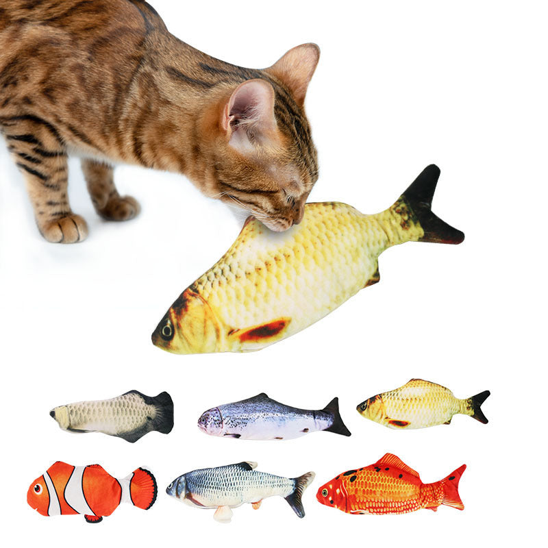 Plush Catnip Fish Toy