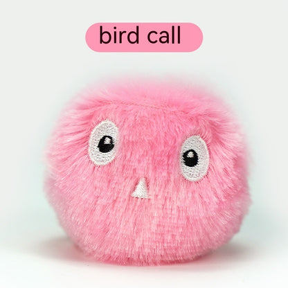 Pet Gravity Plush Calling Ball Cat Toy Interactive Soft Play Ball