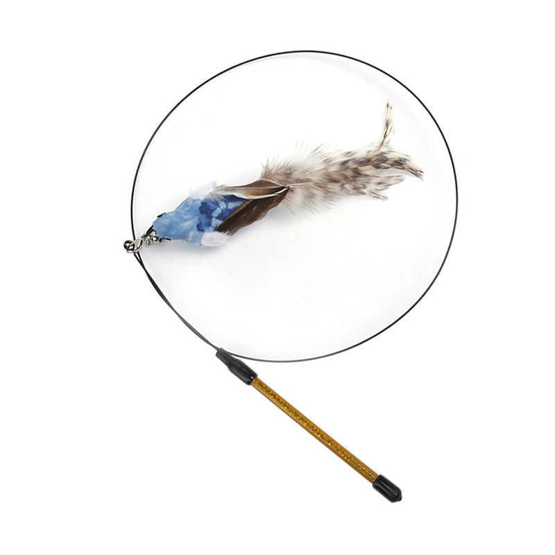 ToyTigris Handsfree Cat Teaser Stick