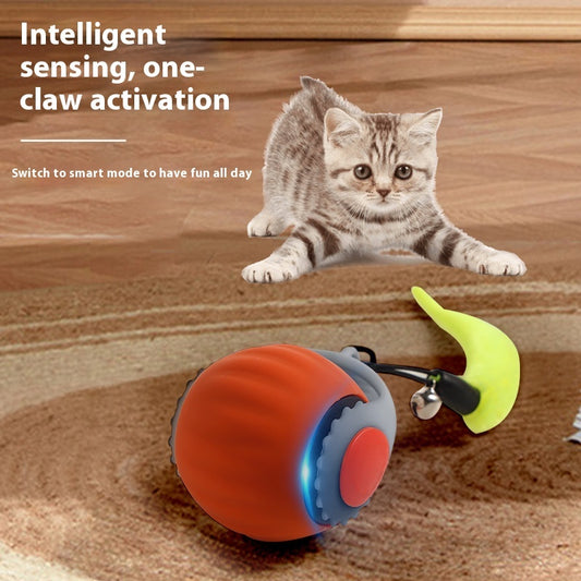 Fast Cat Toy Ball with Tail