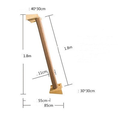 Solid Wood Large Cat Climbing Frame