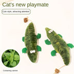 Plush Alligator Catnip Kick Toy
