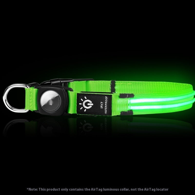 Wasserdichtes LED-Halsband für Haustiere