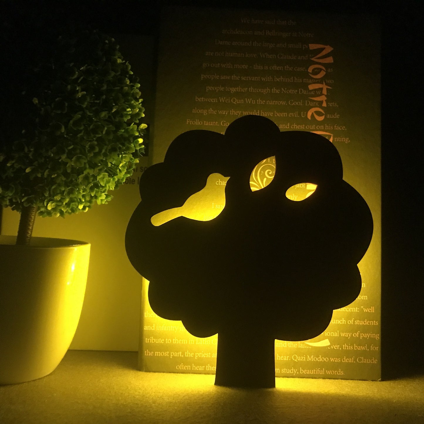 LED Cat & Dog Shadow Night Light