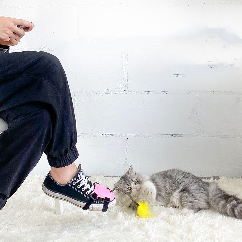 Cat Toy Stick with Strong Feathers