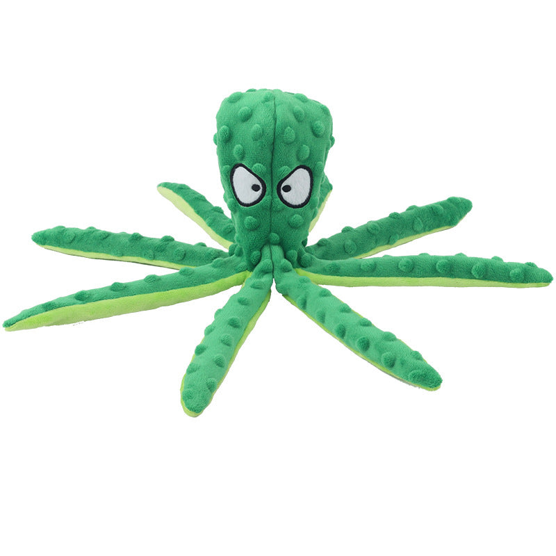 Eco-friendly Plush Octopus Pet Toy