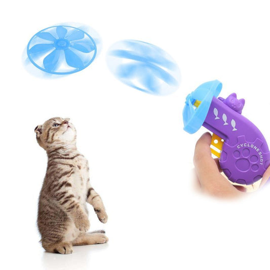 Flying Propeller Discs Cat Toy