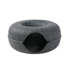 Round Woolen Cat Nest Four Seasons Available