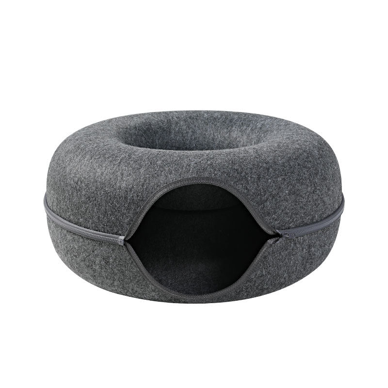 Round Woolen Cat Nest Four Seasons Available