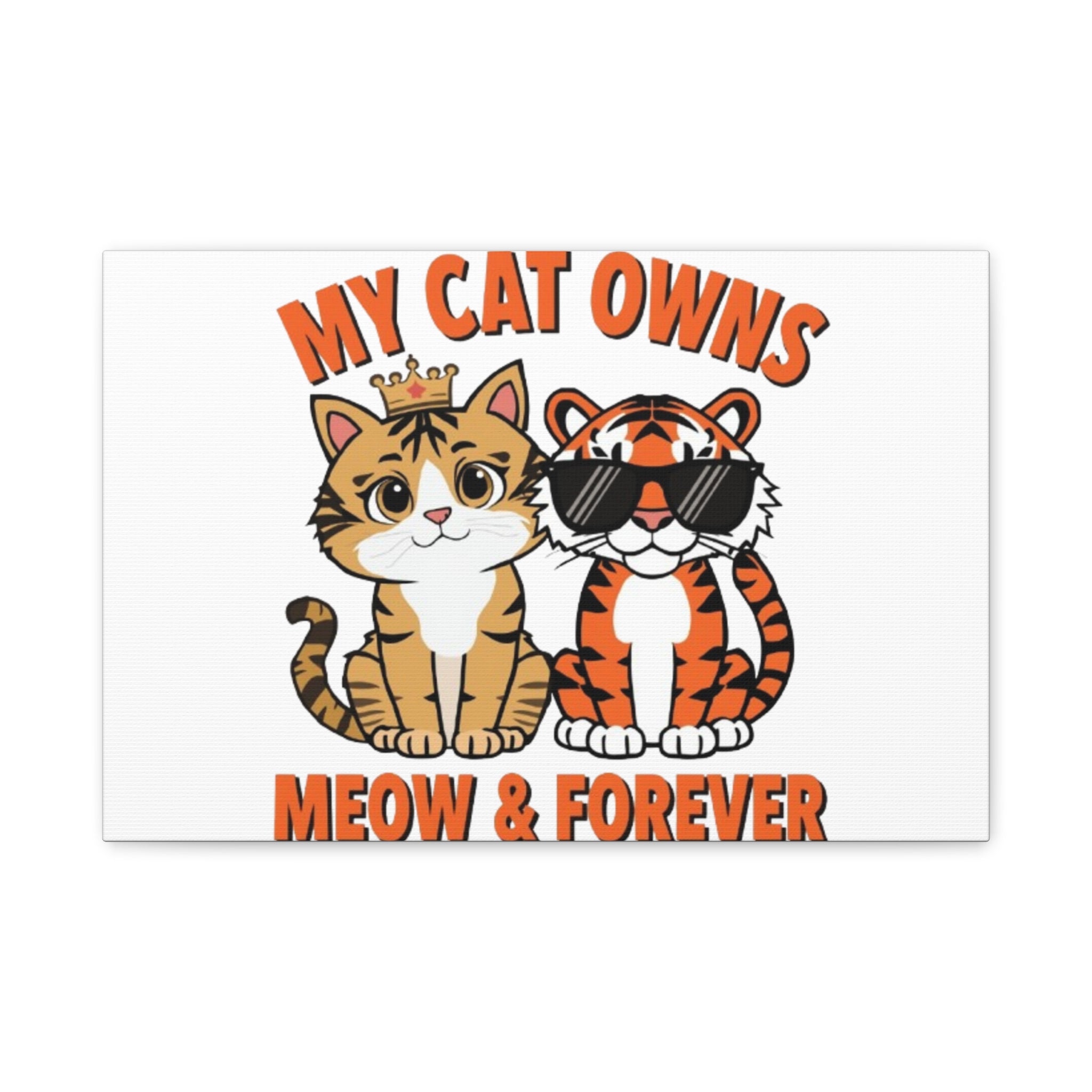 Wandbild – Katzen-Meme