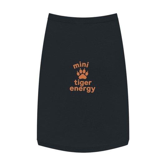 Pet Tank Top - Mini Tiger Energy Design