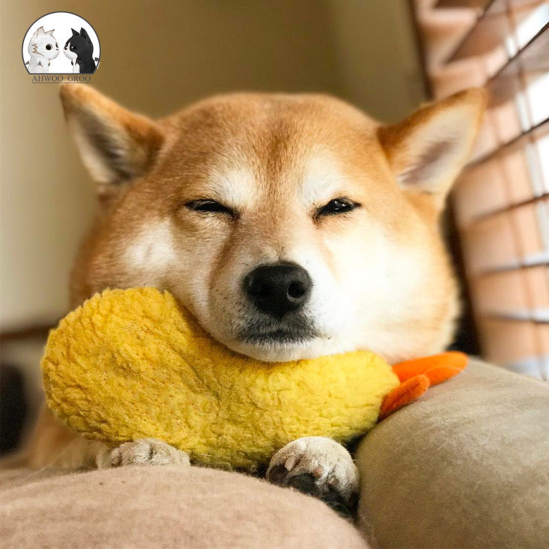 Squeaky Shrimp Dog Toy