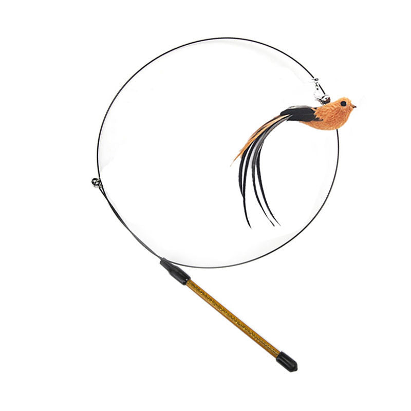 ToyTigris Handsfree Cat Teaser Stick