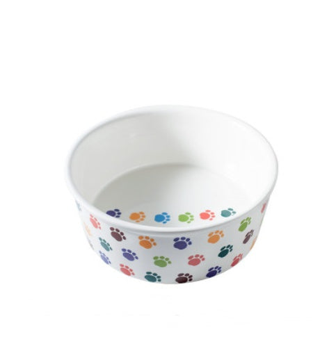Ceramic Dog Food & Water Bowl