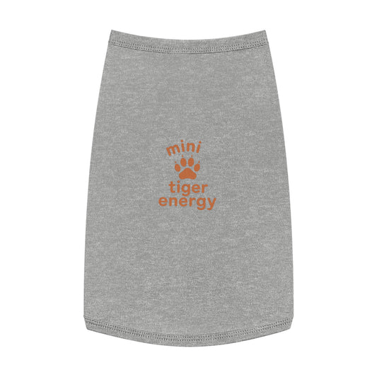 Pet Tank Top - Mini Tiger Energy Design
