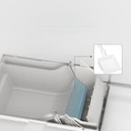 Semi-Automatic Deodorizing Cat Litter Box Easy Waste Disposal